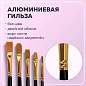 Кисти синтетика BRAUBERG, НАБОР 10 шт., черные (Круглые; Овальные; Плоские; Лайнеры), 201028 (арт. 201028)