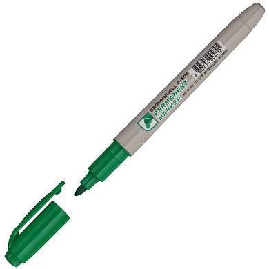Маркер перманентный Crown "Multi Marker Slim" зеленый, пулевидный, 2мм (арт. 207896)