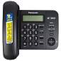 Телефон PANASONIC KX-TS2356RUB, черный, память 50 номеров, АОН, ЖК-дисплей с часами, тональный / импульсный режим (арт. 260339)