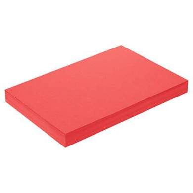Бумага цветная ПЛОТНАЯ BRAUBERG, А4, 160г/м2, 250л, красная, интенсив, для печати, творчества, 116672 (арт. 116672)