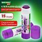 Клей-карандаш BRAUBERG KIDS 15 г, обесцвечивающийся после высыхания, 271711 (арт. 271711)