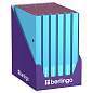 Папка на 2 кольцах Berlingo "Haze" А4, 24мм, 600мкм, D-кольца, с внутр. карманом, голубая, софт-тач (арт. 352603)