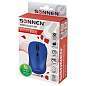 Мышь беспроводная SONNEN V-111, USB, 800/1200/1600 dpi, 4 кнопки, оптическая, синяя, 513519 (арт. 513519)