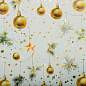 Бумага упаковочная новогодняя НАБОР 3 шт. "Golden XMAS", С ЭФФЕКТАМИ, 70х100 см, ЗОЛОТАЯ СКАЗКА, 592188 (арт. 592188)