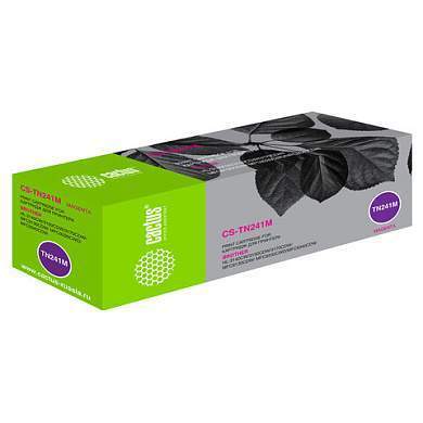 Картридж лазерный CACTUS (CS-TN241M) для BROTHER HL-3140CW/DCP-9020CDW, пурпурный, ресурс 1400 стр. (арт. 362701)