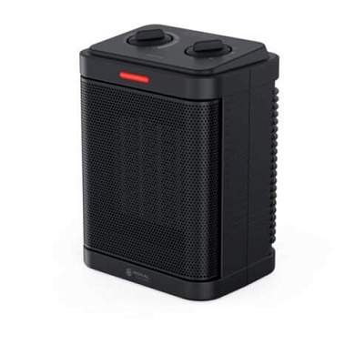 Тепловентилятор ROYAL CLIMA RFH-N1500DC-BL, 1500 Вт, 3 режима работы, черный, НС-1517390 (арт. 457466)