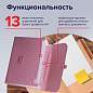 Папка-портфель пластиковая BRAUBERG А4 (327х254х30 мм), 13 отделений, розовая, 221441 (арт. 221441)
