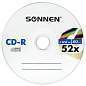 Диски CD-R SONNEN 700 Mb 52x Cake Box (упаковка на шпиле), КОМПЛЕКТ 50 шт., 512570 (арт. 512570)