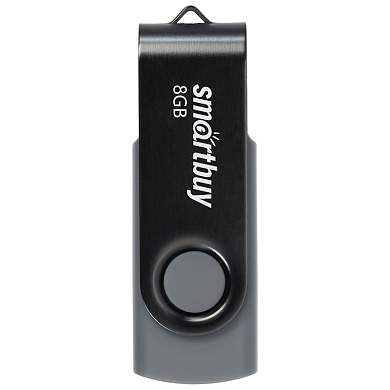 Память Smart Buy "Twist" 8GB, USB 2.0 Flash Drive, черный (арт. 350469)