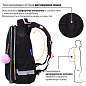 Ранец BRAUBERG LUMINOUS, 2 отделения, с брелоком, "Diamonds", СВЕТЯЩИЙСЯ РИСУНОК, 38х29х16 см, 272070 (арт. 272070)