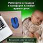 Мышь беспроводная с бесшумным кликом SONNEN V18, USB, 800/1200/1600 dpi, 4 кнопки, синяя, 513515 (арт. 513515)