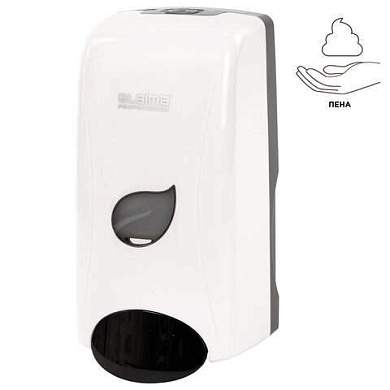 Дозатор для мыла-пены LAIMA PROFESSIONAL ECO, НАЛИВНОЙ, 1 л, белый, ABS-пластик, 606552 (арт. 606552)