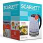 Чайник SCARLETT SC-EK27G88, 1,8 л, 1800 Вт, закрытый нагревательный элемент, стекло, черный (арт. 457207)