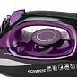 Утюг SONNEN SI-270, 2600 Вт, керамическое покрытие, антикапля, антинакипь, черный/фиолетовый, 455280 (арт. 455280)