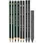 Набор карандашей ч/г Faber-Castell "Pitt Graphite", 11 предметов, заточен., метал. кор. (арт. 285941)