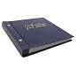 Альбом для монет и купюр на винтах универсальный, 224х224 мм, на 216 монет до D-45 мм, выдвижные карманы, синий, "ДПС", 2855-201 (арт. 235616)