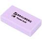 Ластики BRAUBERG PASTEL SOFT НАБОР 6 шт., размер ластика 45х25х10 мм, экологичный ПВХ, 271340 (арт. 271340)