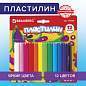 Пластилин классический BRAUBERG 12 цветов, 200 г, ВЫСШЕЕ КАЧЕСТВО, блистер, 103350 (арт. 103350)