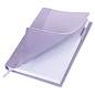 Ежедневник недатированный В6 130х185 мм BRAUBERG "Glam", под кожу, 160 л., сиреневый, 116221 (арт. 116221)