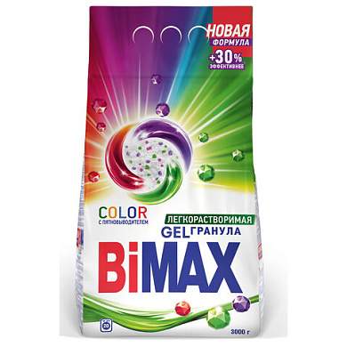 Стиральный порошок-автомат 3 кг, BIMAX "Color", 2519-1АХ (арт. 608511)