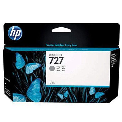 Картридж струйный для плоттера HP (B3P24A) Designjet T920/1500, №727, серый, 130 мл, оригинальный (арт. 361329)