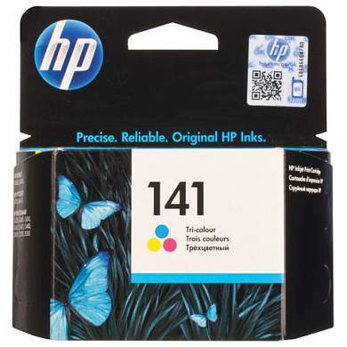 Картридж струйный HP (CB337HE) DJ C4283/C5283/D5363/Officejet J5783 и др, №141, цветной, оригинальный (арт. 360570)