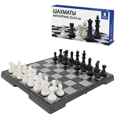 Шахматы магнитные ХИТ, доска 32х32 см, ЗОЛОТАЯ СКАЗКА, 665762 (арт. 665762)