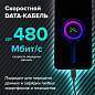 Кабель USB 2.0-micro USB, 1 м, SONNEN, медь, для передачи данных и зарядки, черный, 513115 (арт. 513115)