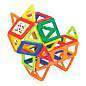 Магнитный конструктор BIG MAGNETIC BLOCKS-64, 64 детали, с колесной базой, BRAUBERG KIDS, 663847 (арт. 663847)