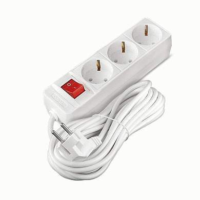 СОЮЗ сет. удл. ПВС 3х1 3 роз.  7 м 16А земля, выкл. 481S-8307 (арт. 416091)