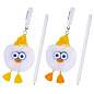 Ручка с пушистой подвеской шариковая FUNSTER "FLUFFY DUCK", СИНЯЯ, ассорти, пишущий узел 0,7 мм, 144525 (арт. 144525)