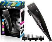 Машинка Для Стрижки Волос Ergolux Elx-Hc01-C48 15W, 4 Насадки, Щетка+Смазка, 220-240V Черный 81736 (арт. 650679)