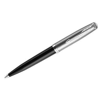 Ручка шариковая Parker "51 Black CT" черная, 1,0мм, поворот., подарочная упаковка (арт. 317502)