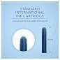 Картриджи чернильные Waterman International, синий, 6шт., картонная коробка (арт. 073002)