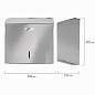 Диспенсер для полотенец LAIMA PROFESSIONAL INOX, (Система H3) V-сложения, нержавеющая сталь, зеркальный, 605697 (арт. 605697)
