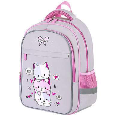 Рюкзак BRAUBERG FAVOUR, 2 отделения, 3 кармана, "Fluffy kittens", 40х29х15 см, 271417 (арт. 271417)