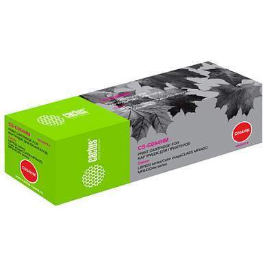Картридж лазерный CACTUS (CS-C054HM) для Canon LBP 621/623, MF 641/643/645, пурпурный, ресурс 2300 страниц (арт. 363775)