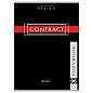 Тетрадь А4, 96 л., BRAUBERG скоба, клетка, обложка картон, "CONTRACT", 400521 (арт. 400521)