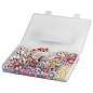 Набор для создания бижутерии и украшений BEADS SET, 450 элементов, 24 вида, BRAUBERG KIDS, 664695 (арт. 664695)