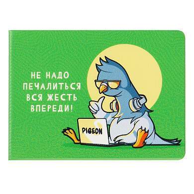 Обложка для студенческого билета, пропуска, удостоверения OfficeSpace "Pigeon", ПВХ, фотопечать (арт. 357044)