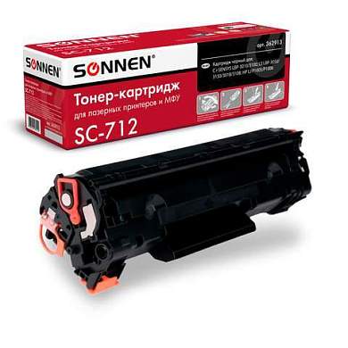 Картридж лазерный SONNEN (SC-712) для CANON LBP-3010/3100, ВЫСШЕЕ КАЧЕСТВО, ресурс 1500 стр., 362913 (арт. 362913)