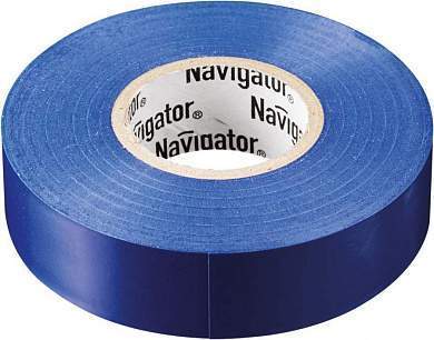 Изолента ПВХ 15/10 Navigator синяя (10!) 71233 (арт. 327464)