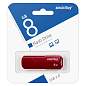 Память Smart Buy "Clue" 8GB, USB 2.0 Flash Drive, бордовый (арт. 376292)