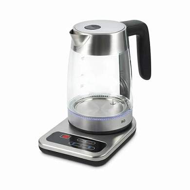 Чайник BQ (БИ-КЬЮ) KT1736G, 1,8 л, 2200 Вт, закрытый нагревательный элемент, ТЕРМОРЕГУЛЯТОР, стекло, 86190523 (арт. 457557)