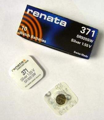 Элемент питания Renata  R371 (SR920SW) G6 BL1 (арт. 5158)
