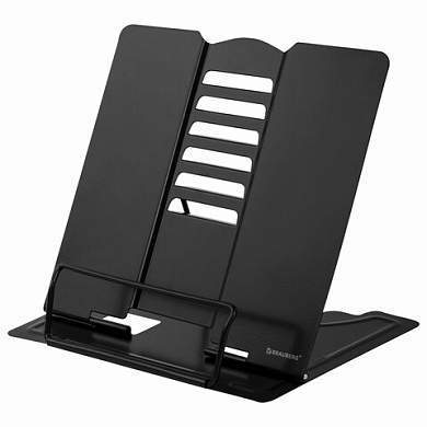 Подставка для книг и учебников BRAUBERG, Black, регулируемый наклон, металл, 238057 (арт. 238057)
