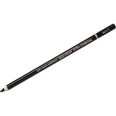 Угольный карандаш Koh-I-Noor "Gioconda Extra 8811" B, черный, заточен (арт. 321851)