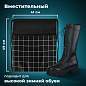 Мешок для обуви BRAUBERG БОЛЬШОЙ, с ручкой, карман на молнии, сетка, 49х41 см, "Checkered", 272404 (арт. 272404)
