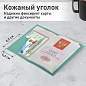 Обложка для паспорта натуральная кожа флоттер, кожаный уголок, мятная, BRAUBERG, 238862 (арт. 238862)
