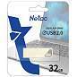 Флеш-диск 32GB NETAC U326, USB 2.0, металлический корпус, серебристый, NT03U326N-032G-20PN (арт. 513711)